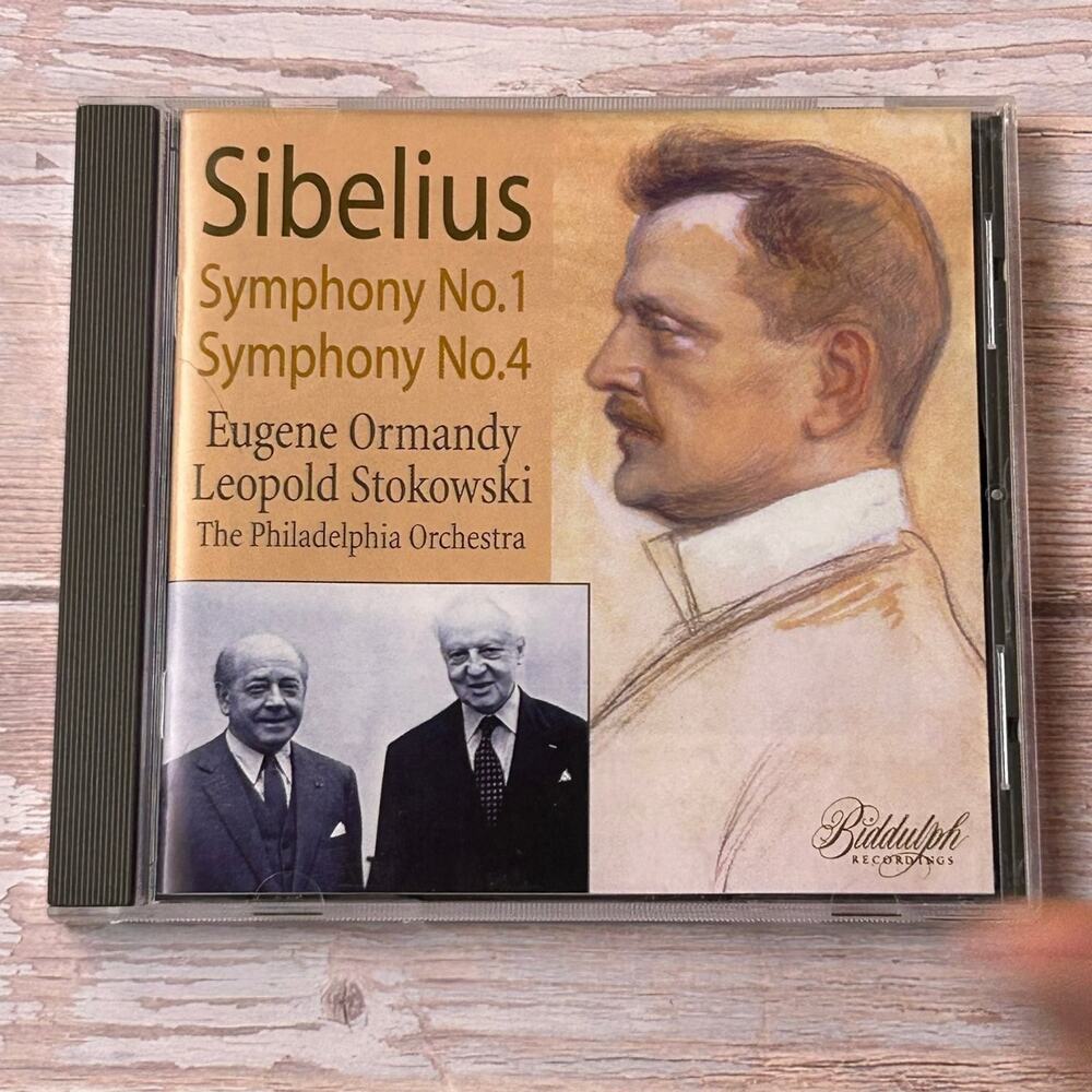 Sibelius – Symphony No.1 & No.4 CD 1998 Ormandy Stokowski Philadelphia Orch